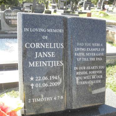 MEINTJIES Cornelius Janse 1945-2009