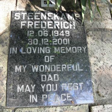 STEENKAMP Frederich 1949-2001