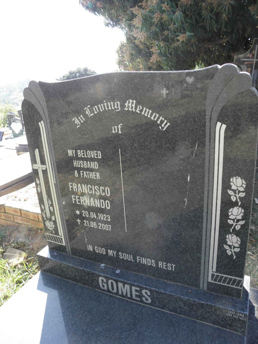 GOMES Francisco Fernando 1923-2007