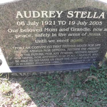 SWANEPOEL Audrey Stella 1921-2005