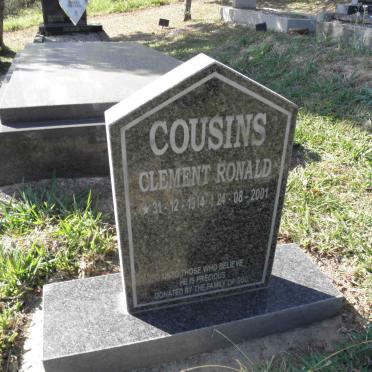 COUSINS Clement Ronald 1914-2001