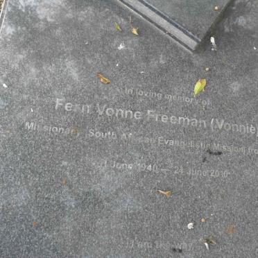 FREEMAN Fern Vonne 1940-2010