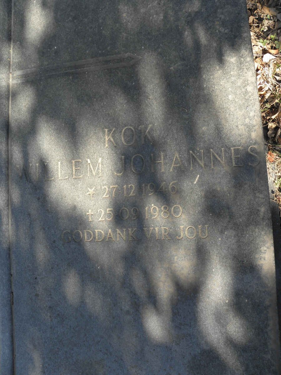 KOK Willem Johannes 1946-1980