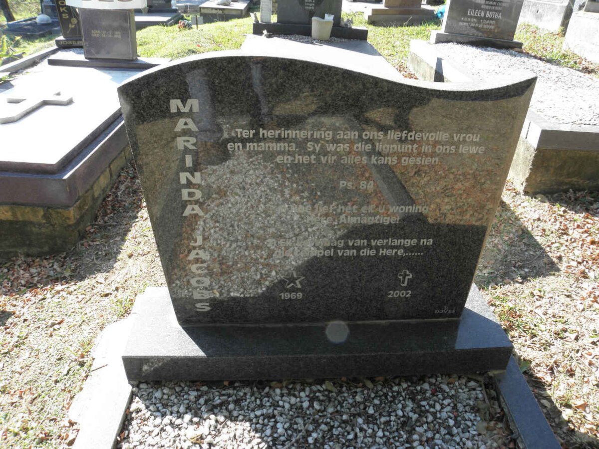 JACOBS Marinda 1969-2002