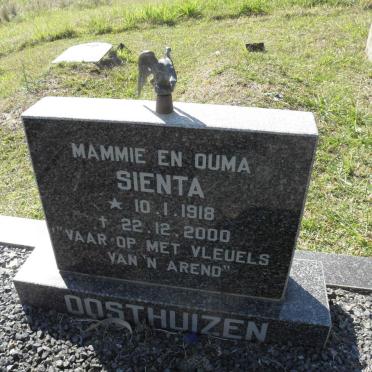 OOSTHUIZEN Sienta 1918-2000