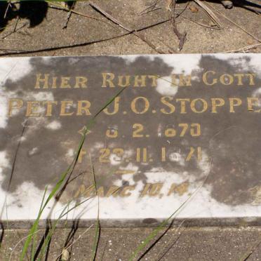STOPPEL Peter J.O. 1870-1871
