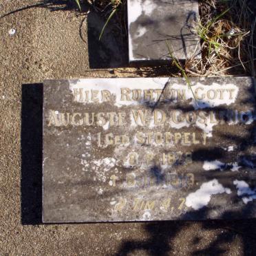 GOSLIND Auguste W.D. nee STOPPEL 1878-1913