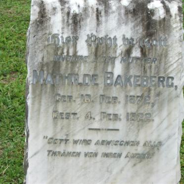 BAKEBERG Mathilde 1872-1922