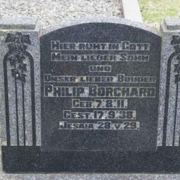 BORCHARD Philip 1911-1938