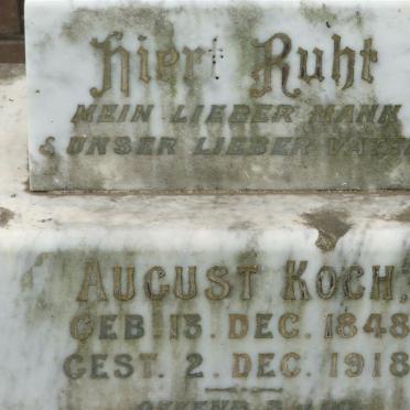 KOCH August 1848-1918