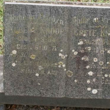 KNOOP Albert 1904-1971 &amp; Grete 1901-1973