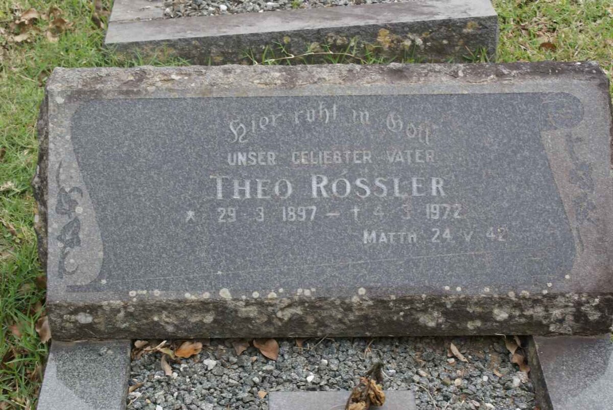 ROSSLER Theo 1897-1972