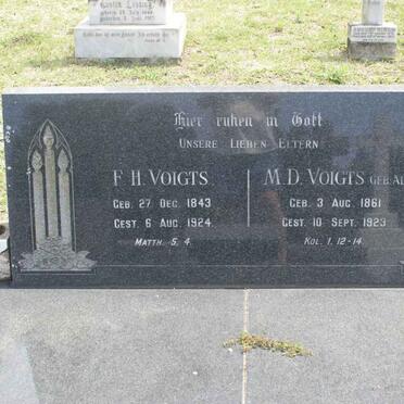 VOIGTS F.H. 1843-1924 &amp; M.D. ALM 1861-1923