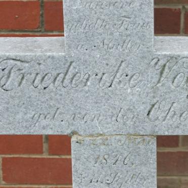 VOIGTS Friederike nee VAN DEN OHE 1846-
