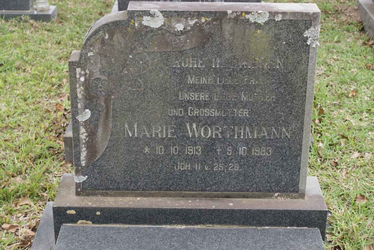 WORTHMANN Marie 1913-1983