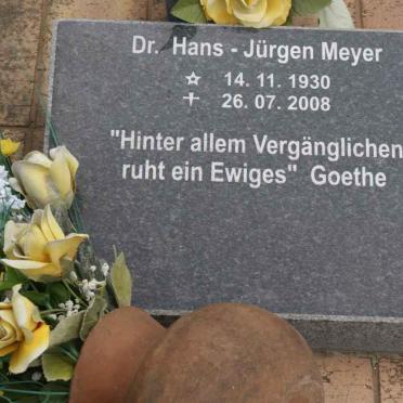 MEYER Hans-Jürgen 1930-2008