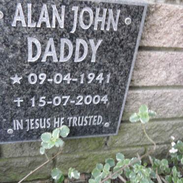DADDY Alan John 1941-2004