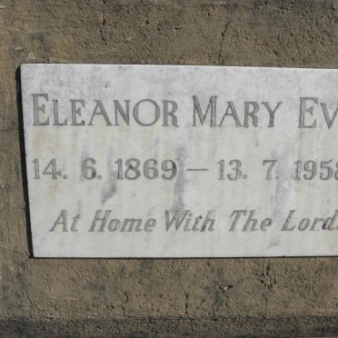EVE Eleanor Mary 1869-1958