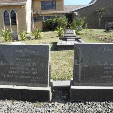 FULLER Herbert George 1890-1969 &amp; Elise G. 1889-1984