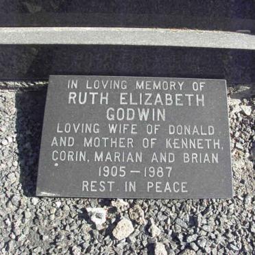 GODWIN Ruth Elizabeth 1905-1987