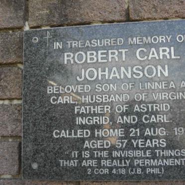 JOHANSON Robert Carl -1998