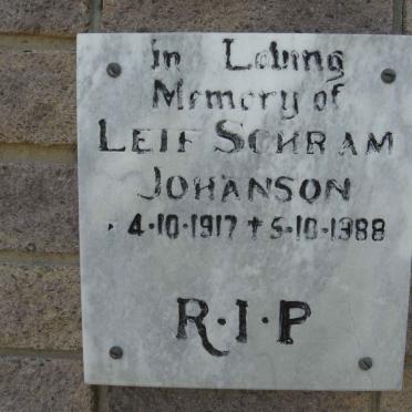 JOHANSON Leif Schram 1917-1988