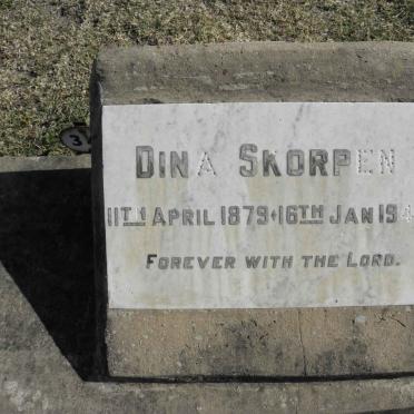 SKORPEN Dina 1879-1946