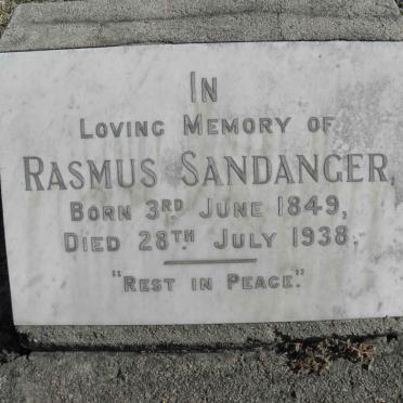 SANDANGER Rasmus 1849-1938