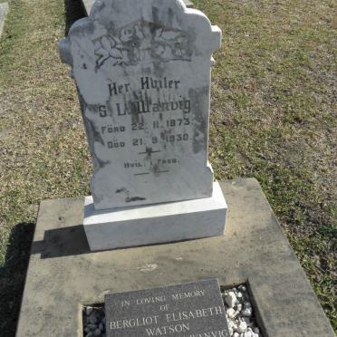 WANVIG S.L. 1873-1930 :: WATSON Bergliot Elisabeth formerly EDWARDS nee WANVIG 1907-1997