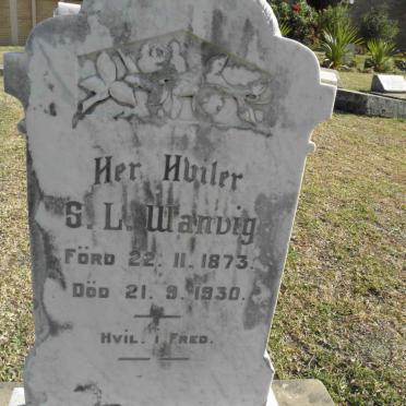 WANVIG S.L. 1873-1930 :: WATSON Bergliot Elisabeth formerly EDWARDS nee WANVIG 1907-1997