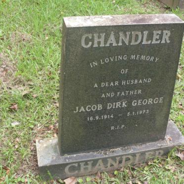 CHANDLER Jacob Dirk George 1914-1973