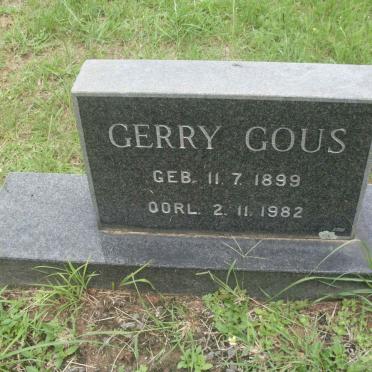 GOUS Gerry 1899-1982