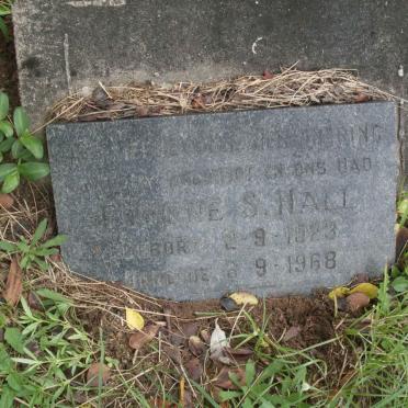 HALL ??ne S. 1923-1968