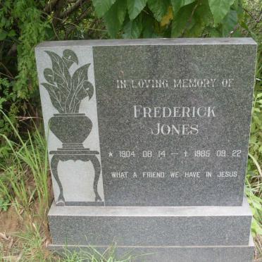 JONES Frederick 1904-1985