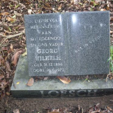 LOESCH Georg Wilhelm 1896-1972