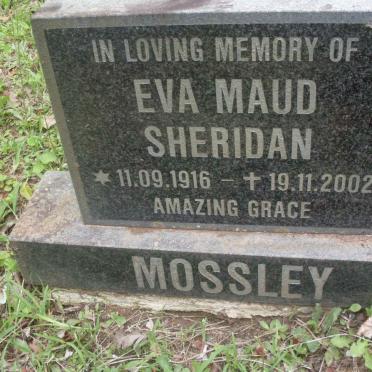 MOSSLEY Eva Maud Sheridan 1916-2002