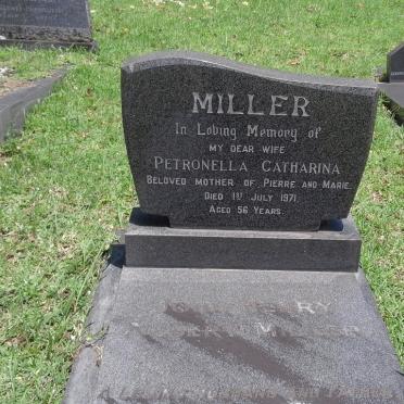 MILLER John Henry Albert &amp; Petronella Catharina -1971