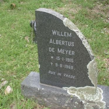 MEYER Willem Albertus, de 1915-1968
