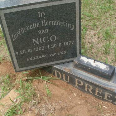PREEZ Nico, du 1903-1977