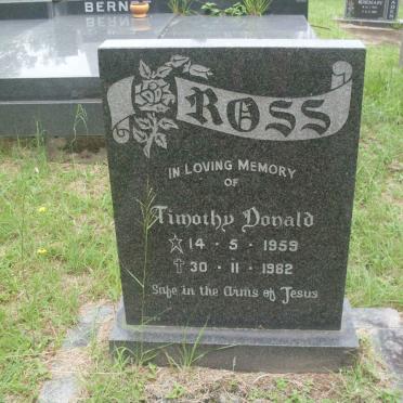ROSS Timothy Donald 1959-1982
