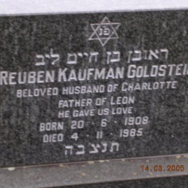 GOLDSTEIN Reuben Kaufman 1908-1985