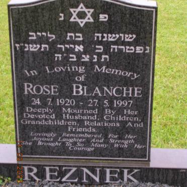 REZNEK Rose Blanche 1920-1997