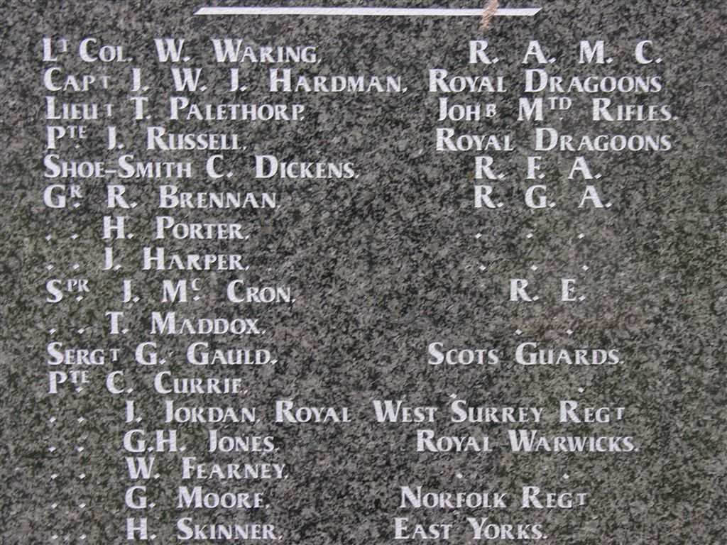 Boer War Memorial Cross-Detail-2