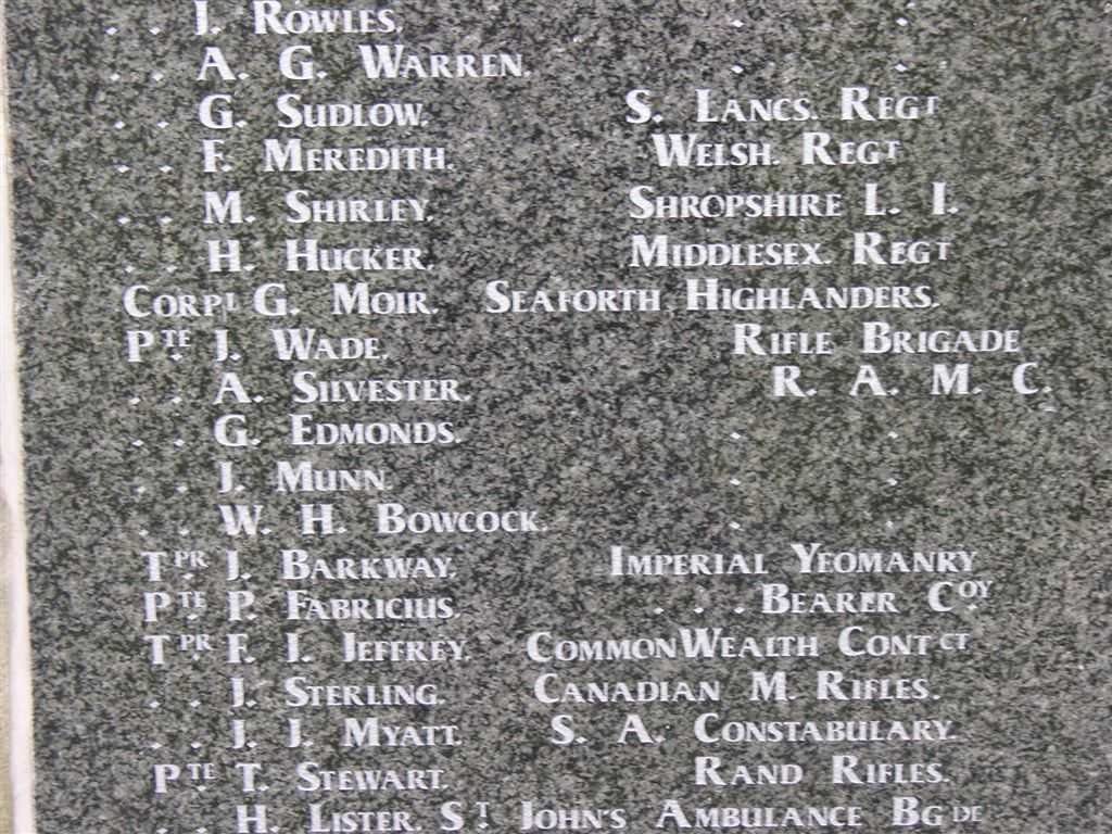 Boer War Memorial Cross-Detail-3