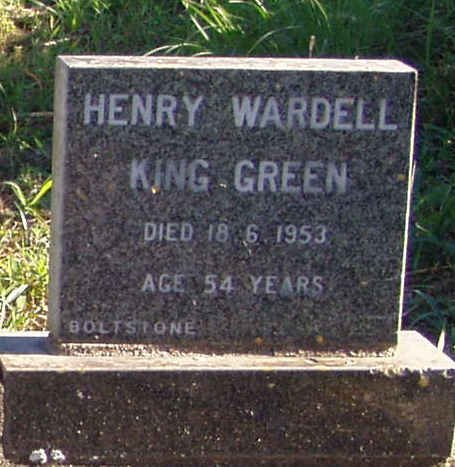 GREEN Henry Wardell King -1953