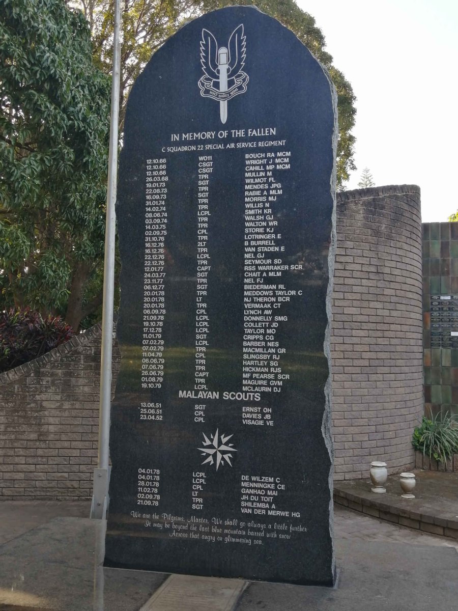 1. Monument for C Squadron 22 Special Air Service Regiment and Malyan Scouts