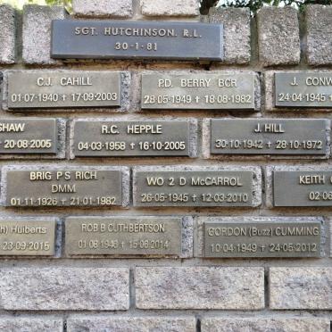 7. Side wall memorial plaques
