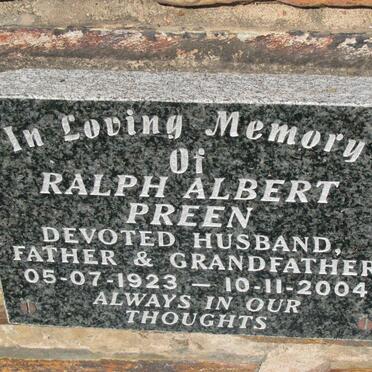 PREEN Ralph Albert 1923-2004