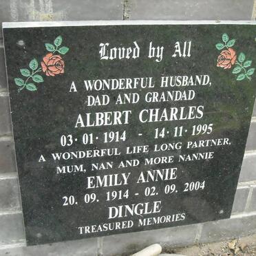 CHARLES Albert 1914-1995 &amp; Enily Annie 1914-1995 :: CHARLES Dingle