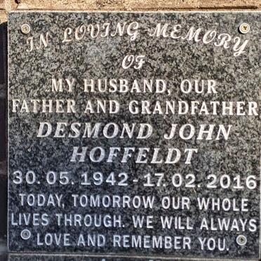 HOFFELDT Desmond John 1942-2016